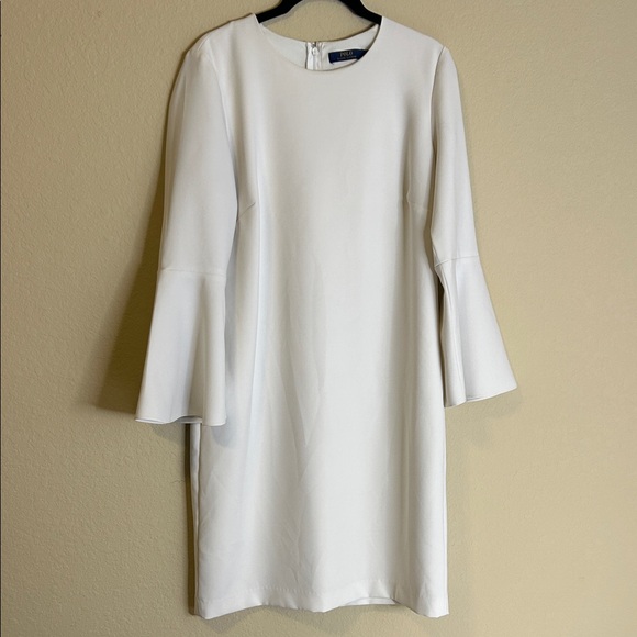 Polo Ralph Lauren Dresses & Skirts - Polo Ralph Lauren Cream Long Sleeve Dress